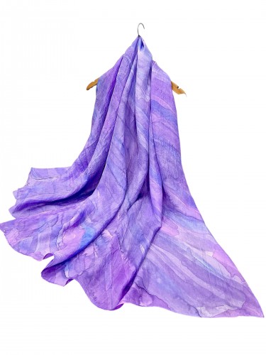 Khăn Lụa Tơ Tằm Nhuộm Thủ Công Kimcatsilk KC - ITD - 03 – Quà Tặng Văn Hoá Việt Cao Cấp