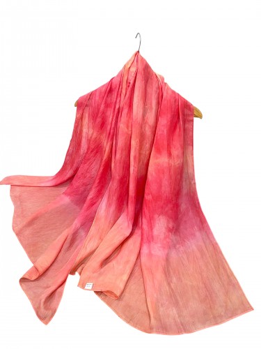 Khăn Lụa Tơ Tằm Nhuộm Thủ Công Kimcatsilk KC - ITD - 04 – Quà Tặng Văn Hoá Việt Cao Cấp